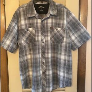 Men’s Orvis Large button up shortsleeved shirt